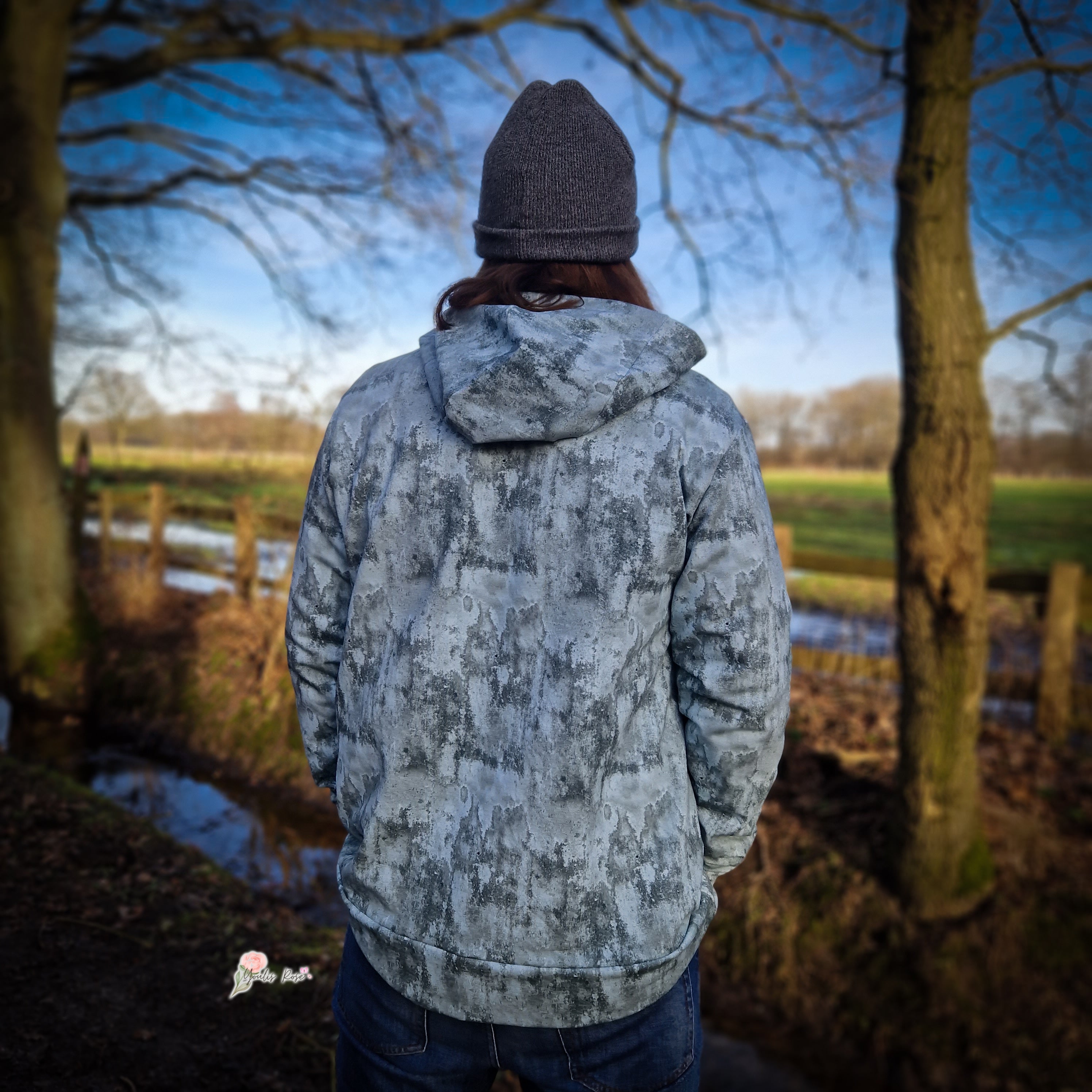 Grunge grau Augustvorbestellung