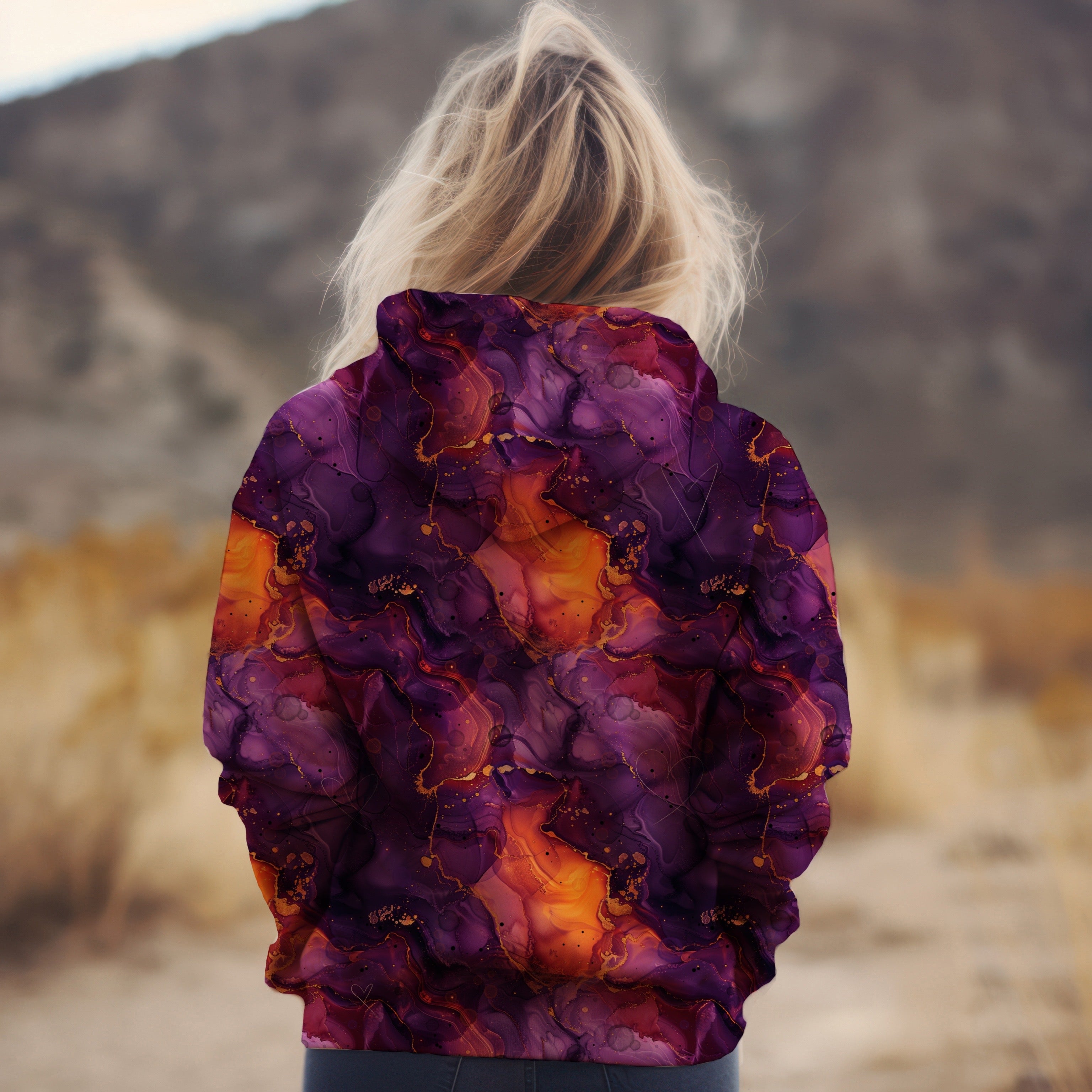 Lila Orange Alkohol Design Dauervorbestellung