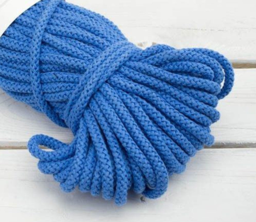 Blau Kordel 8mm