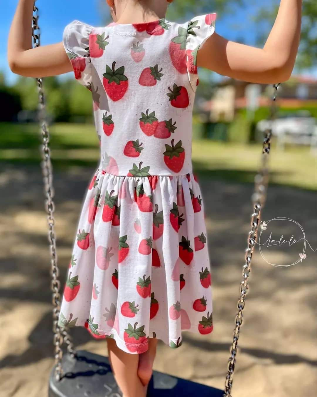 Erdbeere Stoff Eigenproduktion