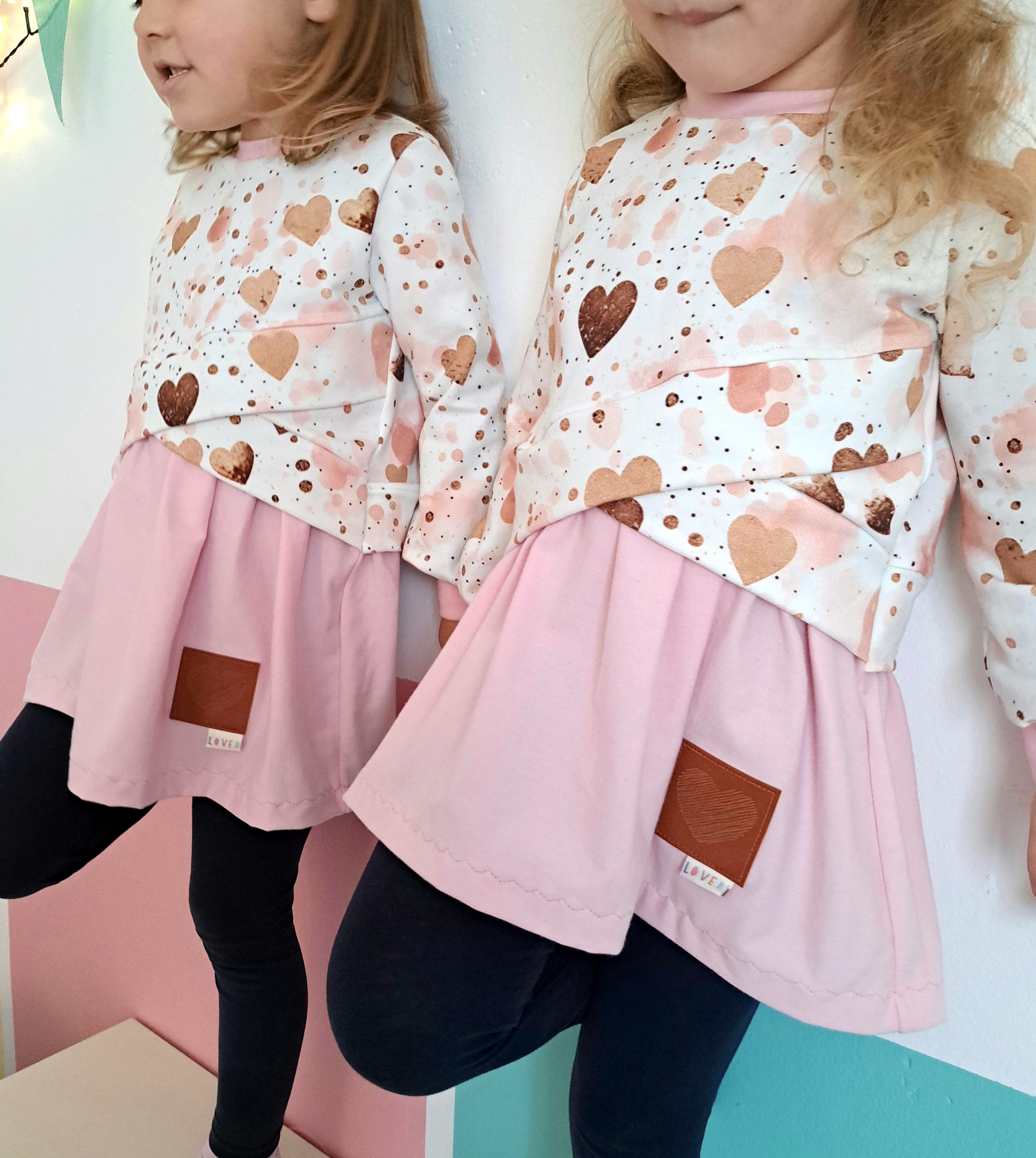 Schlichte rosa Herzen Dauervorbestellung