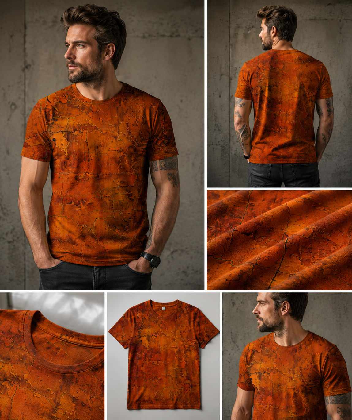 Grunge orange Juni Vorbestellung