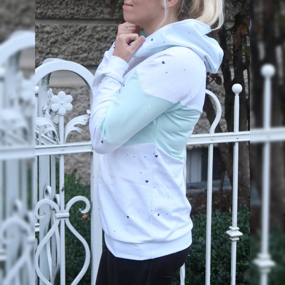 Schlichte Herzen Stoff Dauervorbestellung