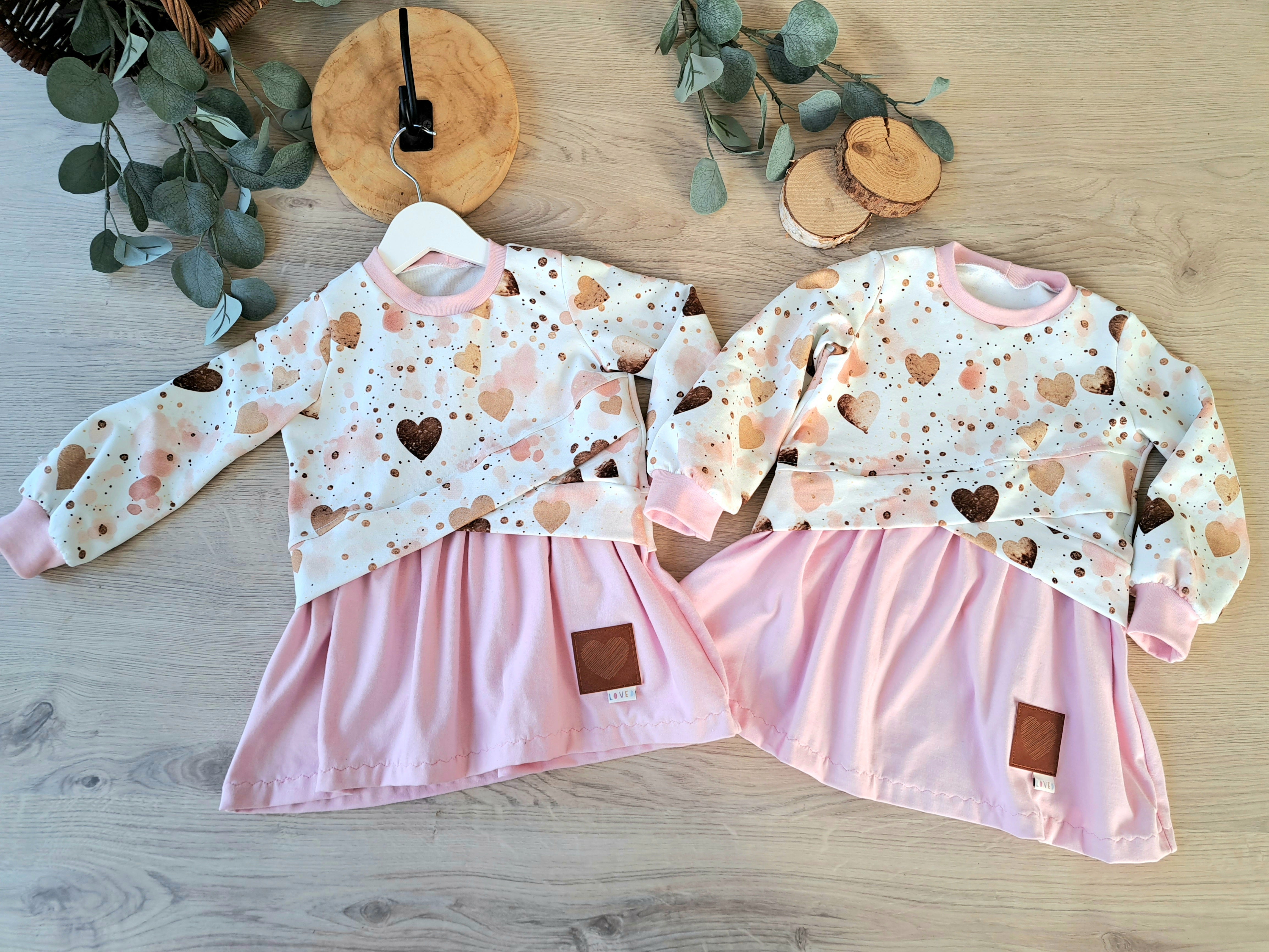 Schlichte rosa Herzen Dauervorbestellung