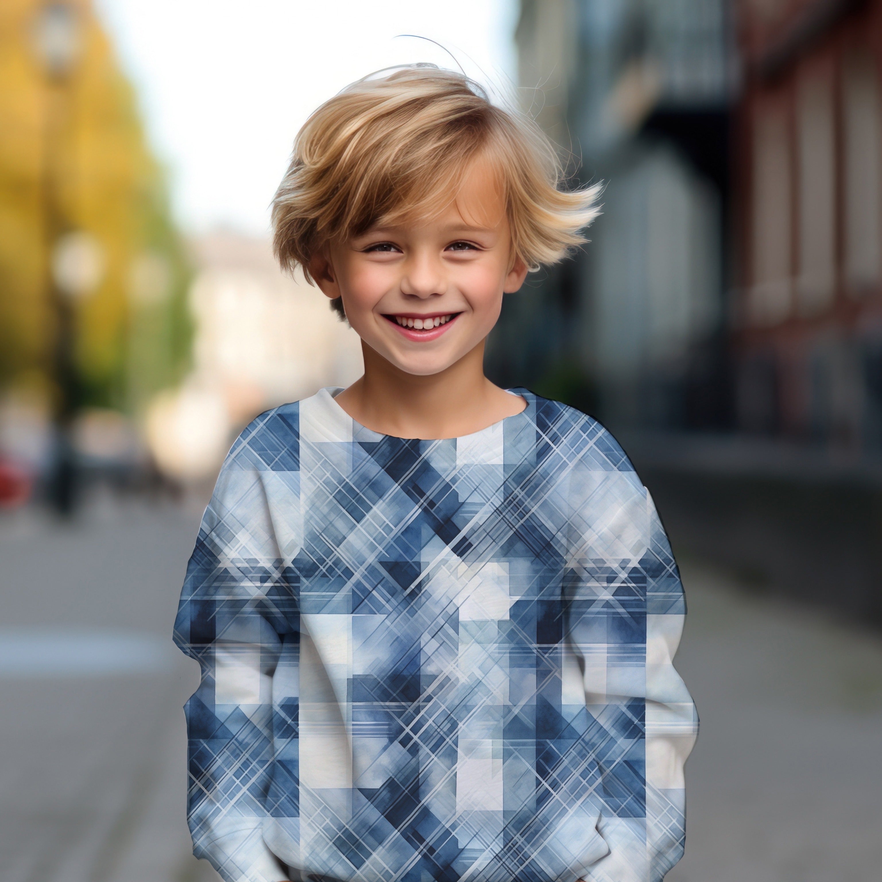 Blau Kariert Dauervorbestellung