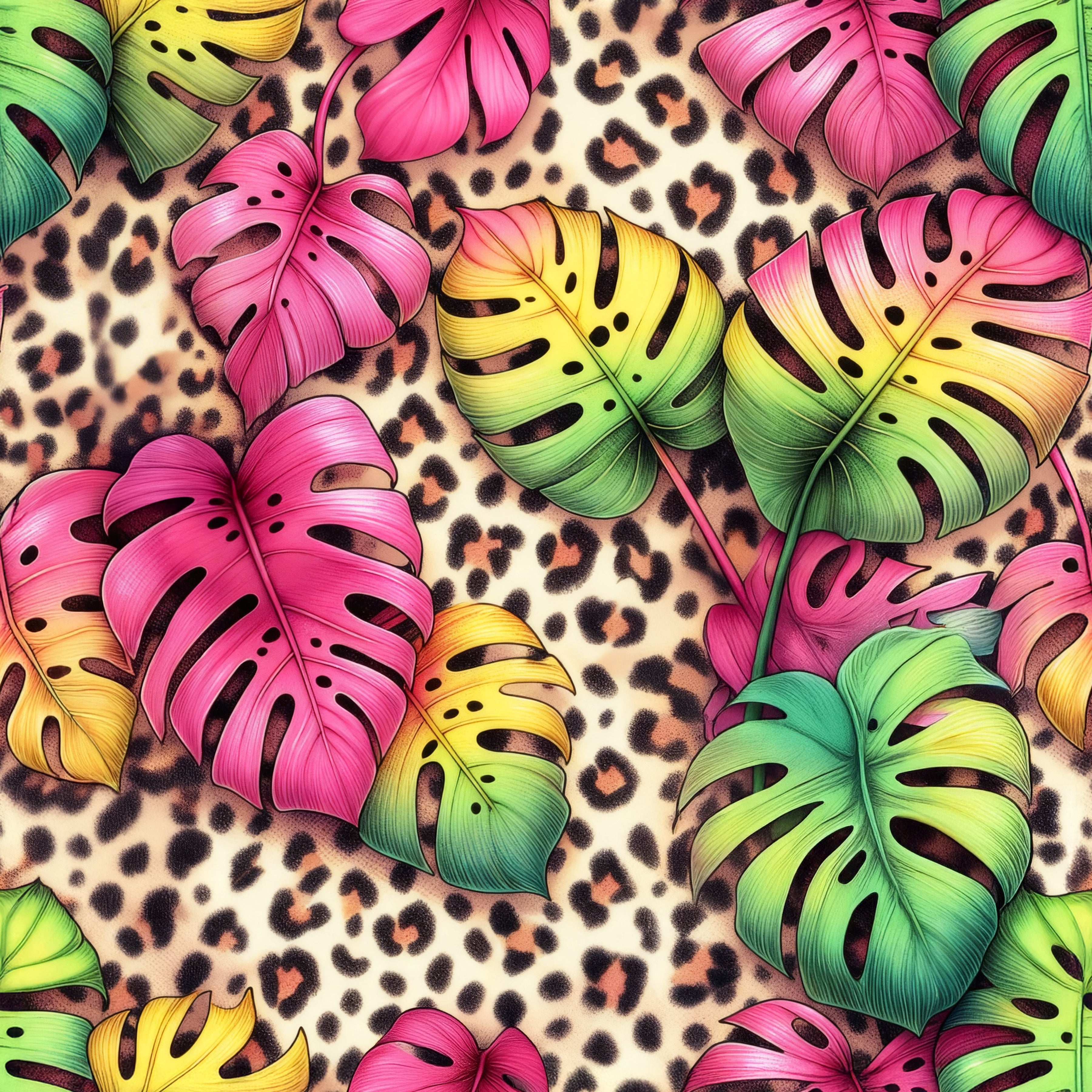 Monstera  Stoff Mai Vorbestellung