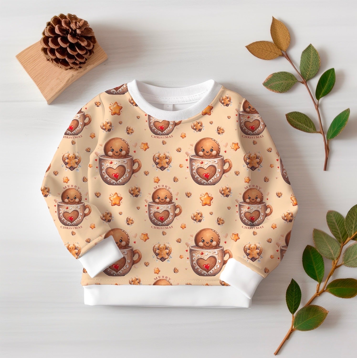 Merry Christmas Beige Wintervorbestellung