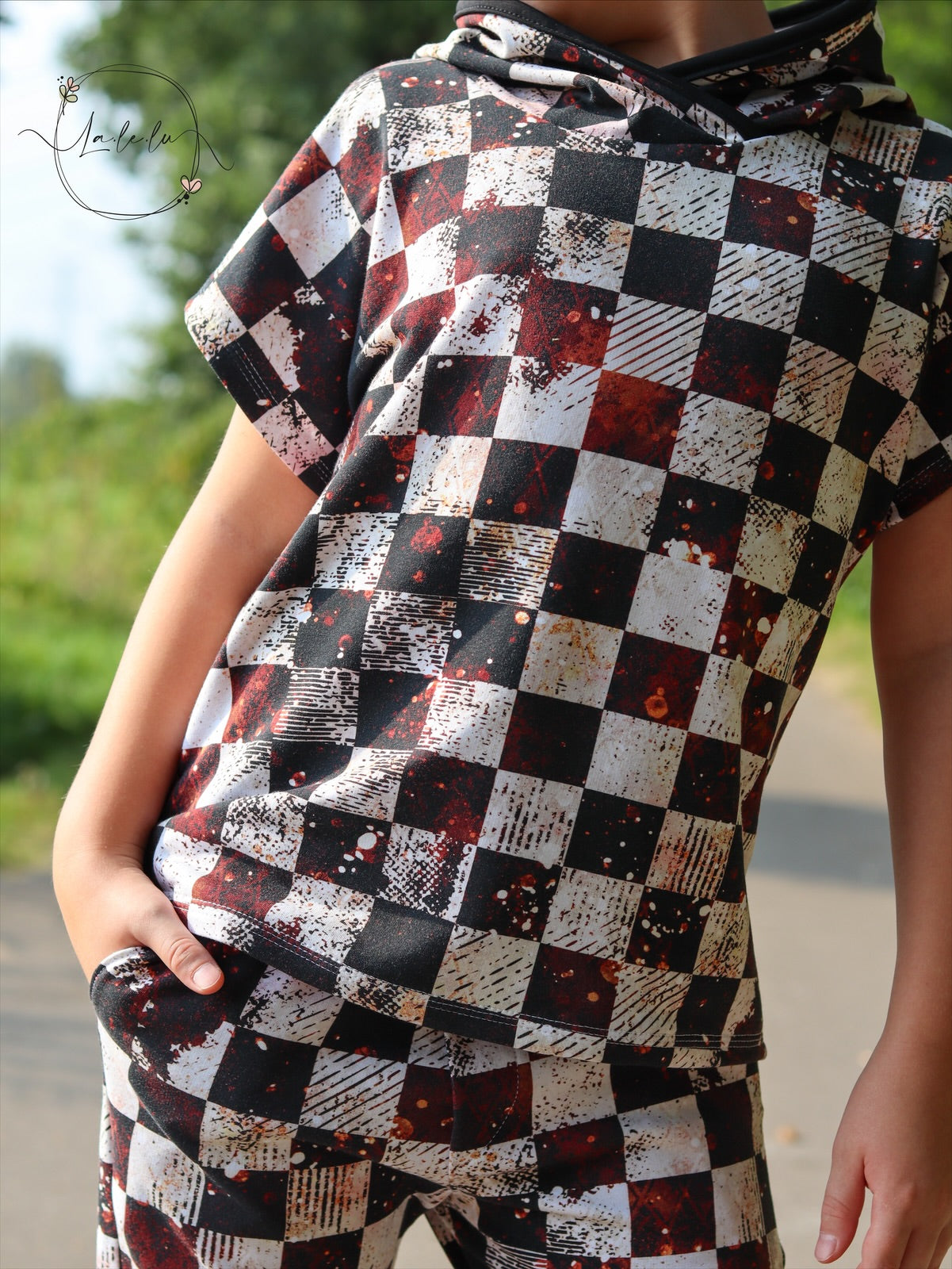 Braunes Schachbrett Eigenproduktion Dauervorbestellung