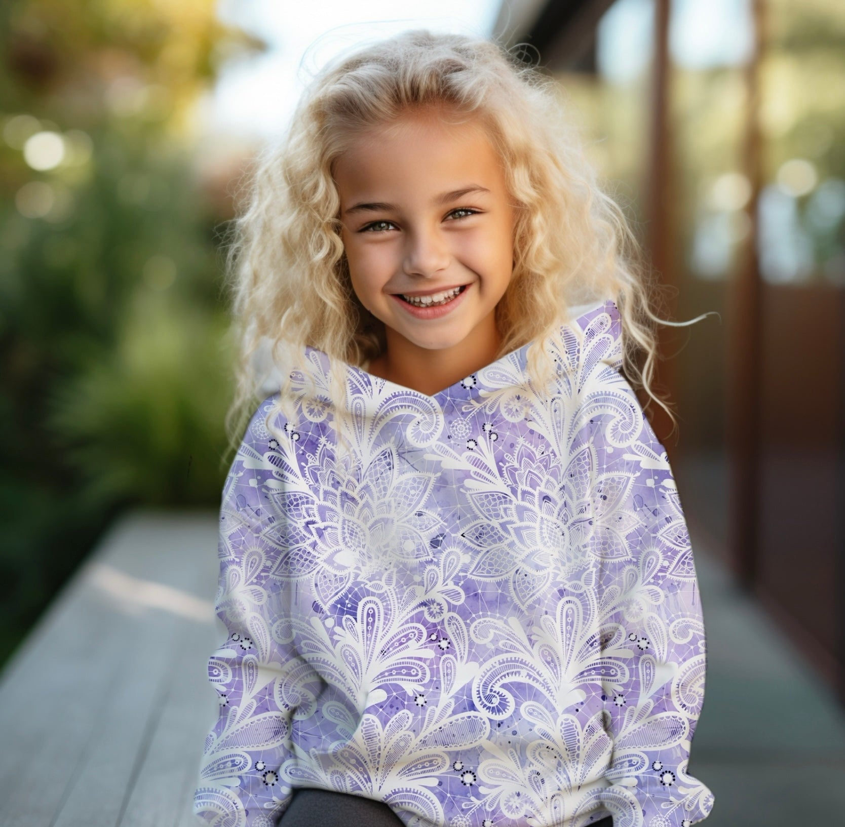 Lila Spitzenoptik Dauervorbestellung