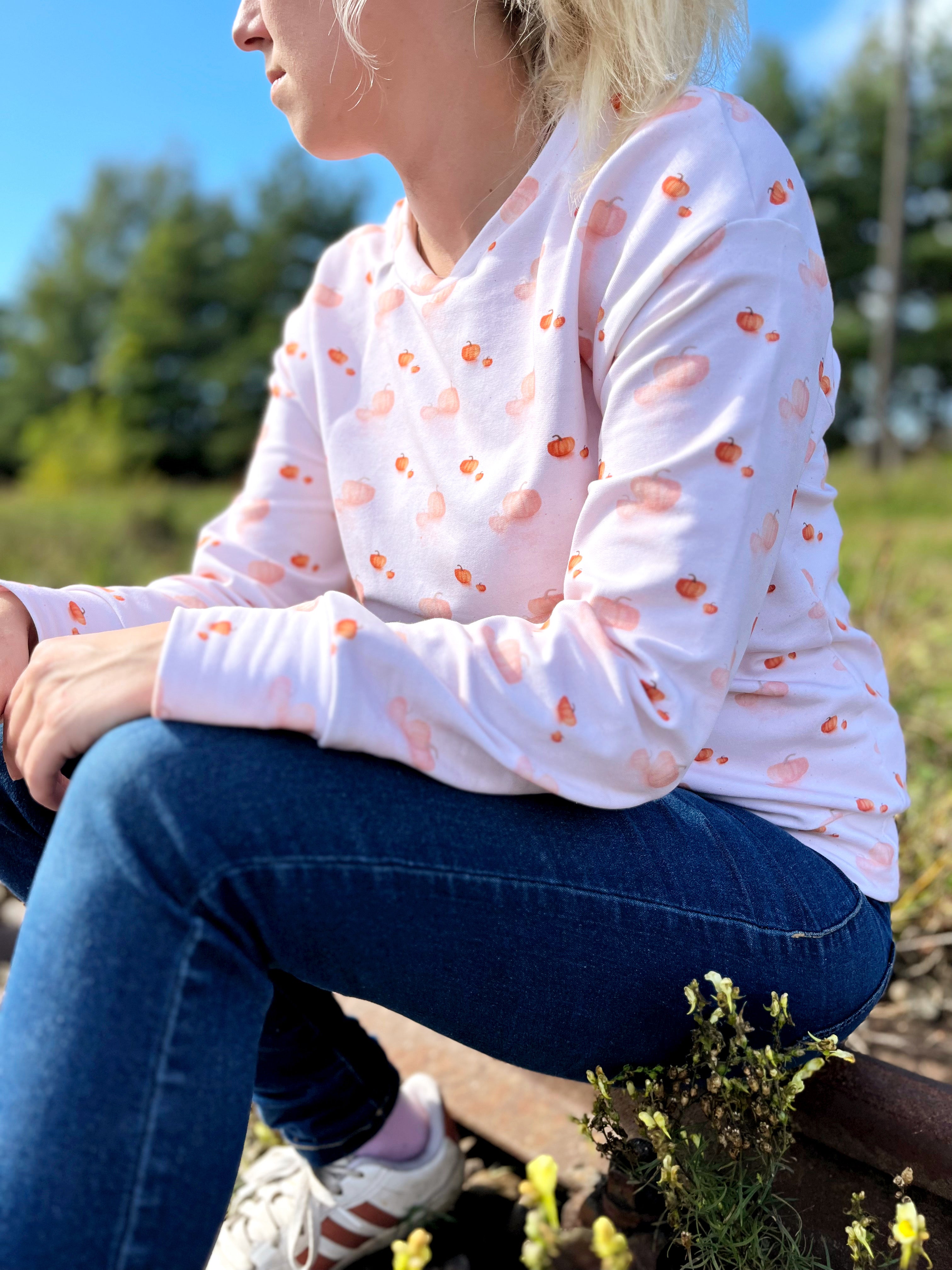 Kleiner Aquarell Kürbis Eigenproduktion Dauervorbestellung