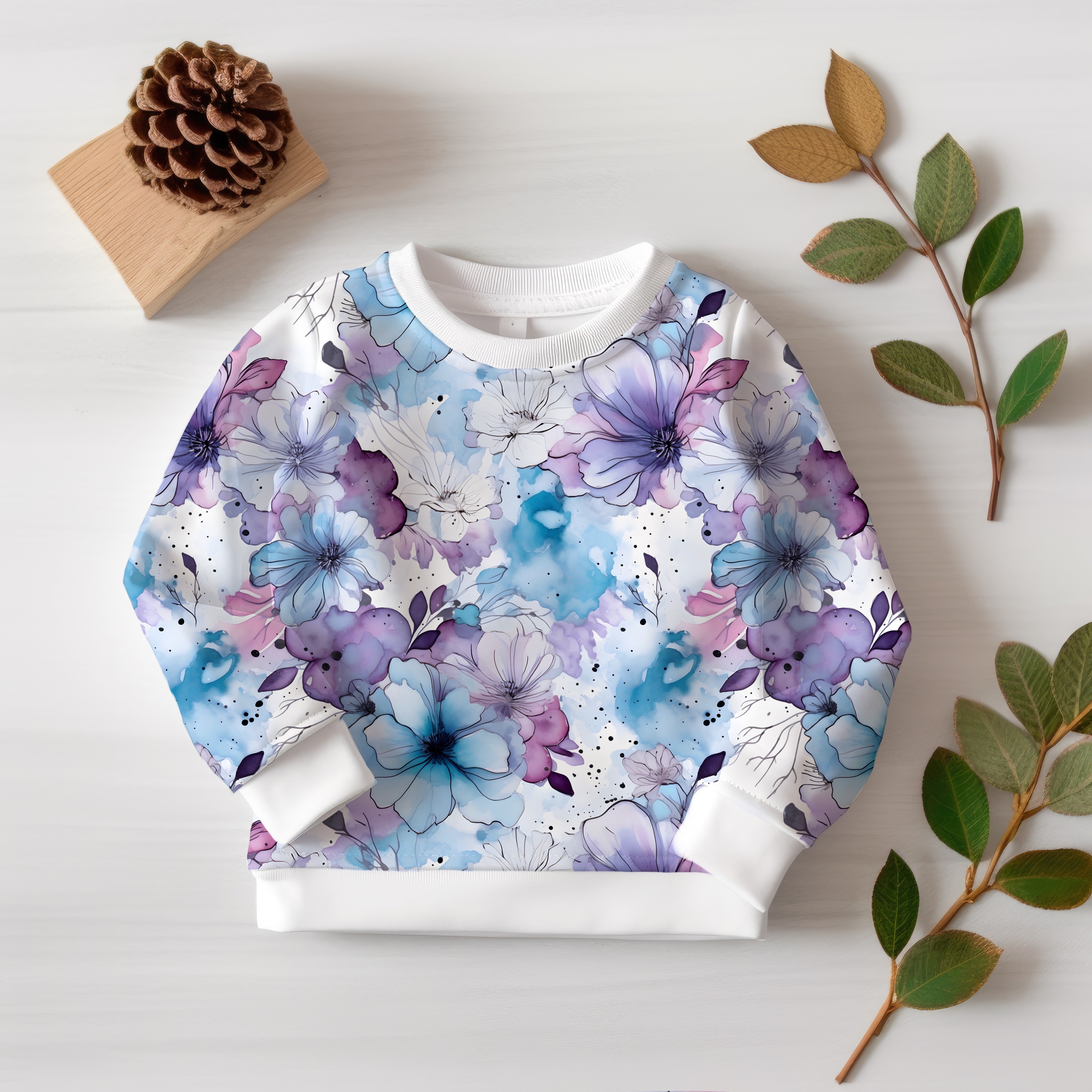 Minimale Aquarell Blümchen Dauervorbestellung