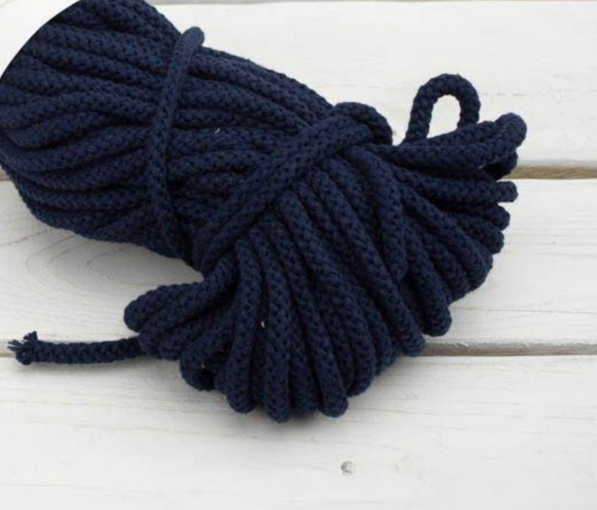 Marineblau Kordel 8mm