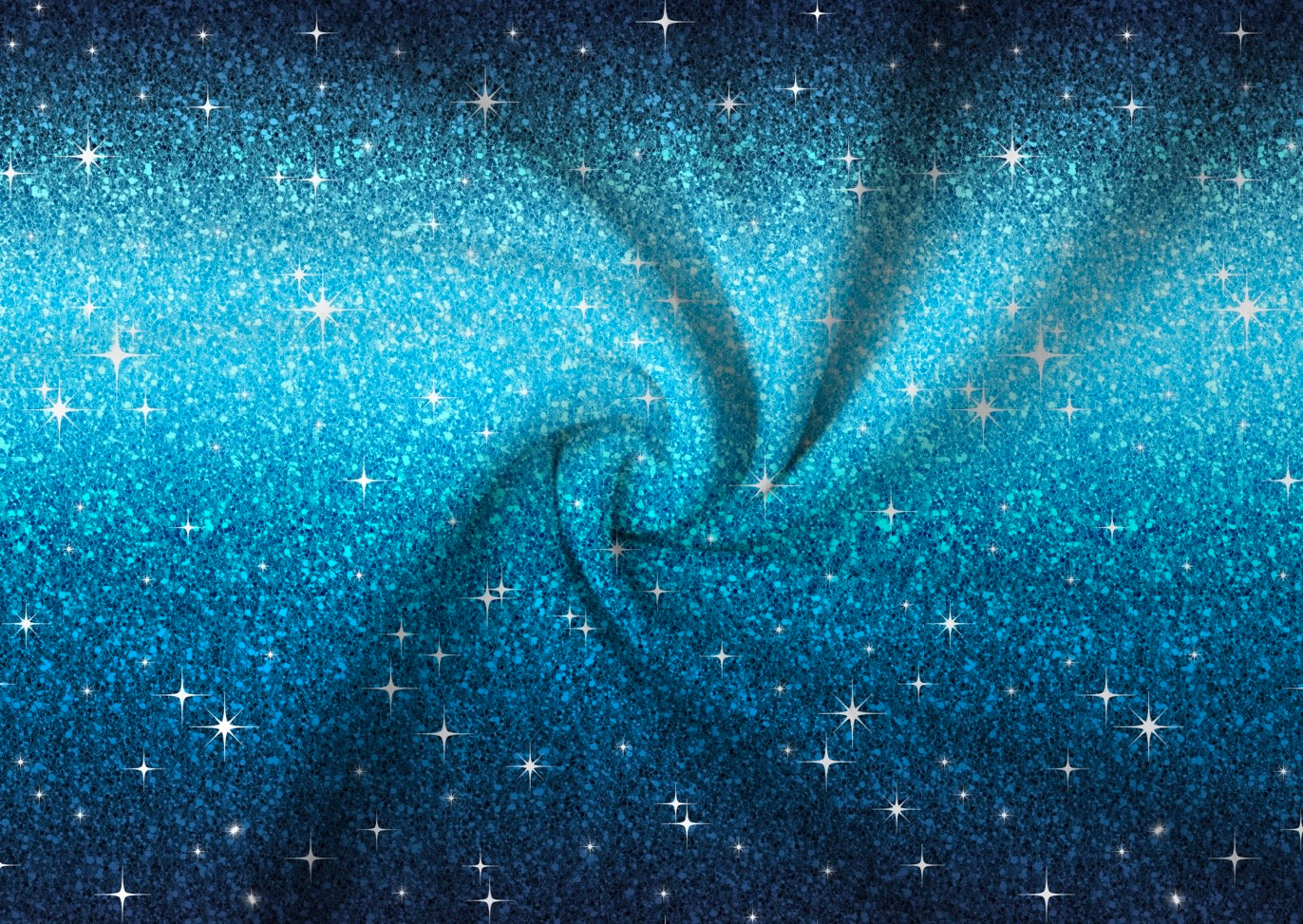 Blau Glitzer Optik  Neue Vorbestellung