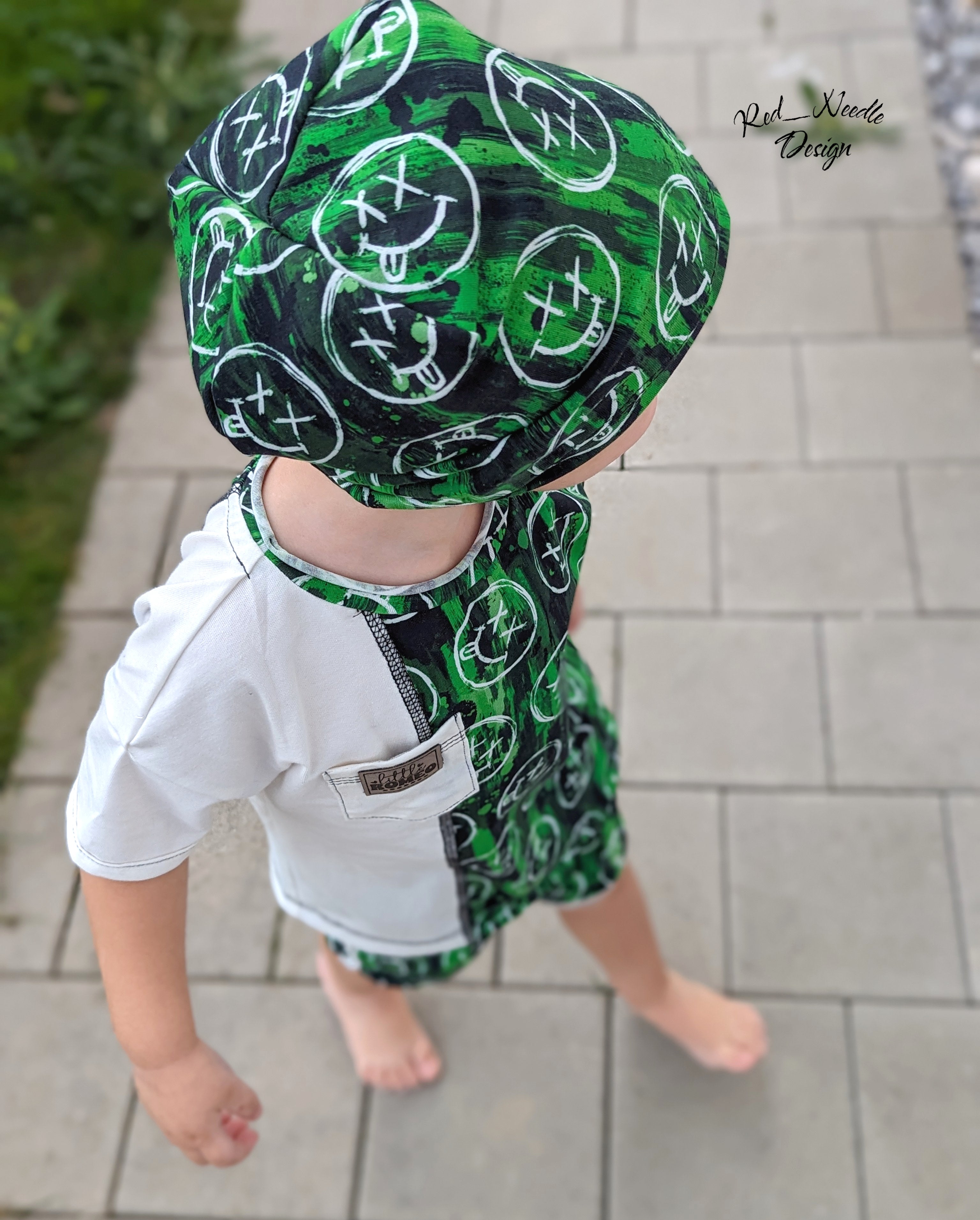 Grüne Smileys Grunge Dauervorbestellung