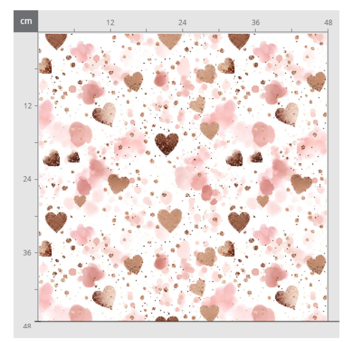 Schlichte rosa Herzen Dauervorbestellung