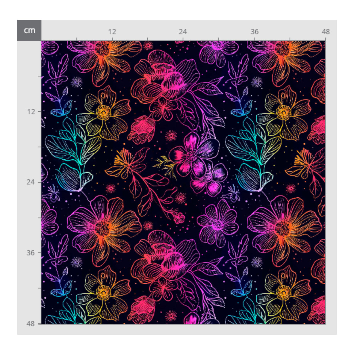 Frühlings Dauervorbestellung Neon Blumen