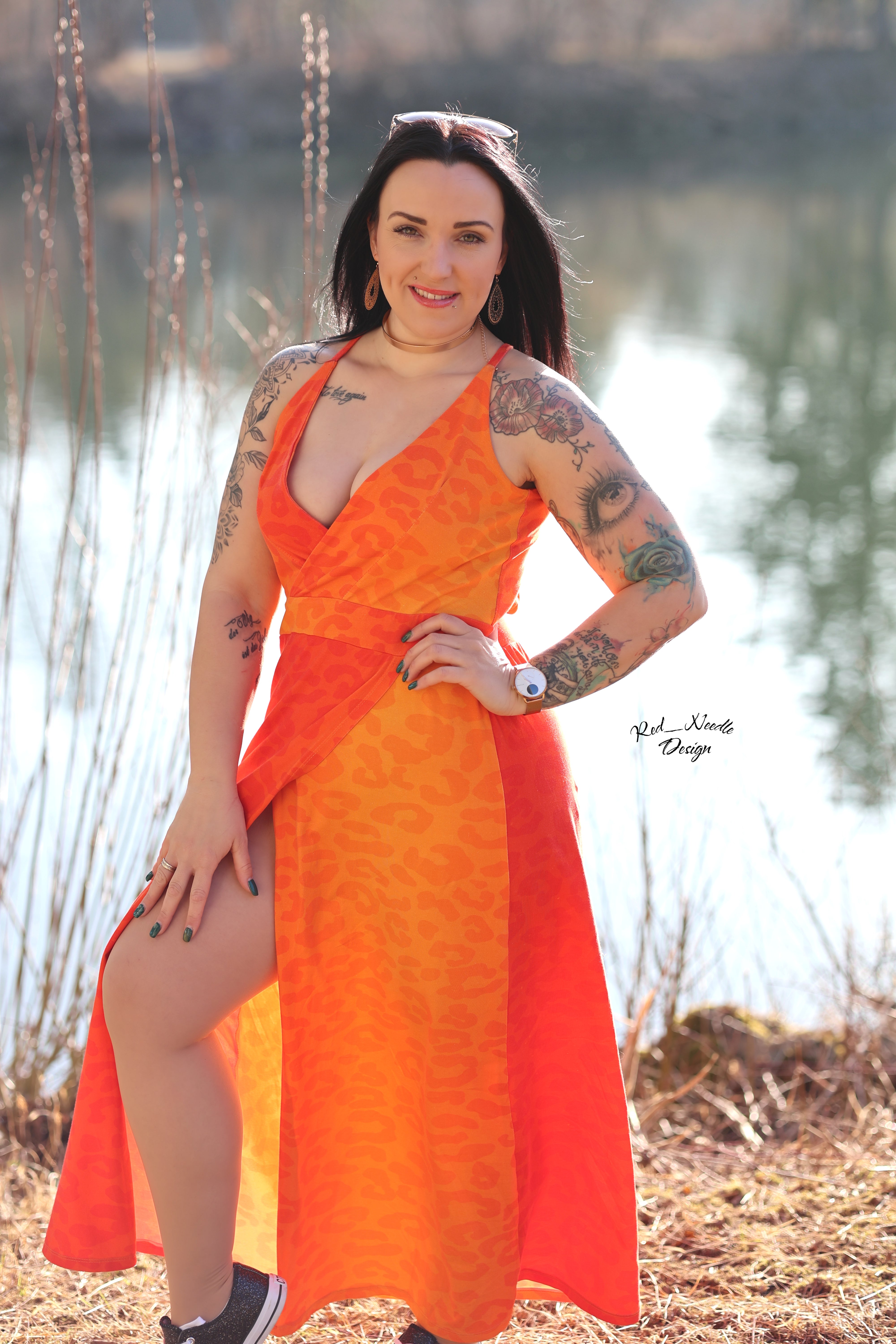 Leo orange Bordüren Stoff Dauervorbestellung