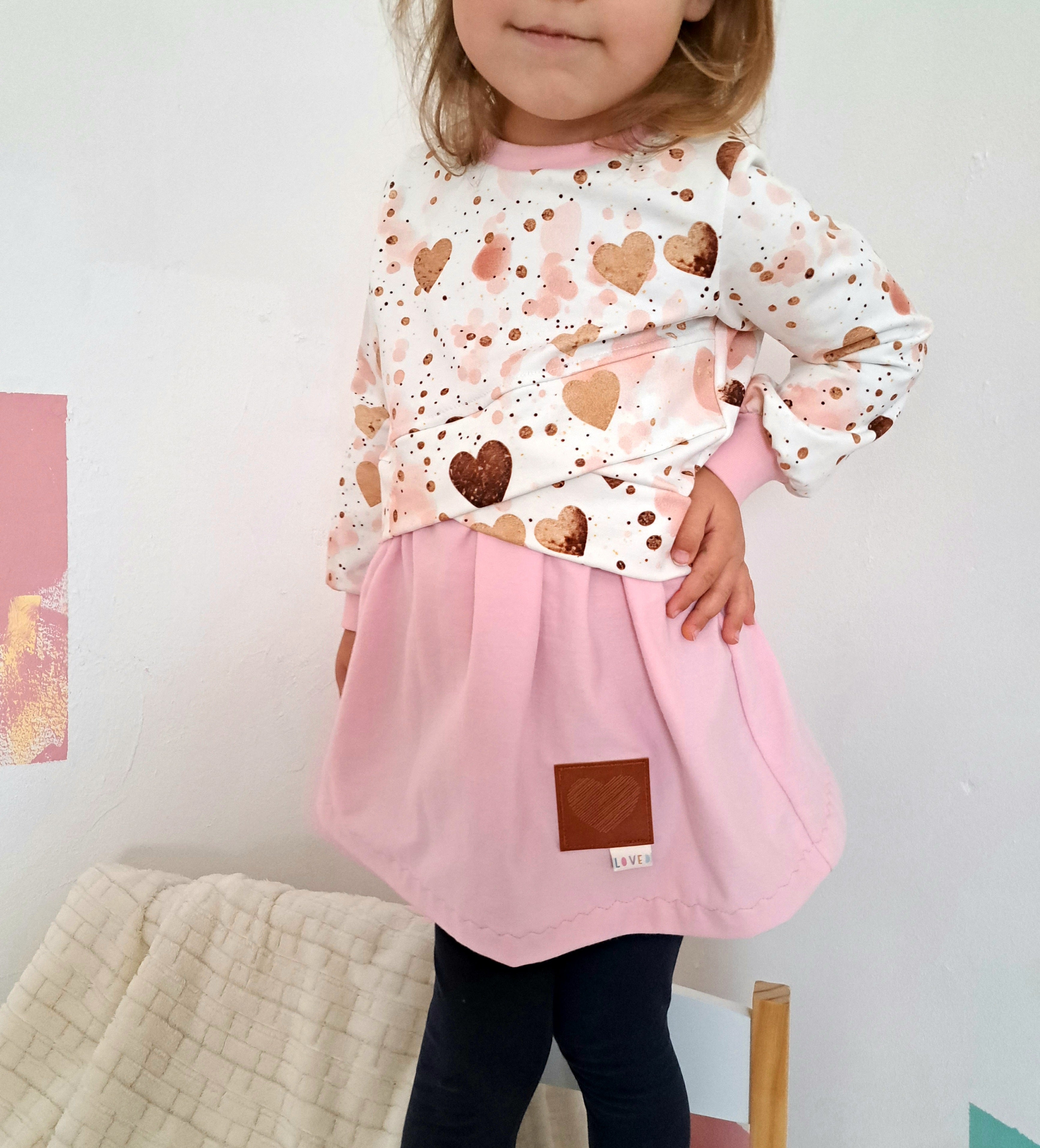 Schlichte rosa Herzen Dauervorbestellung