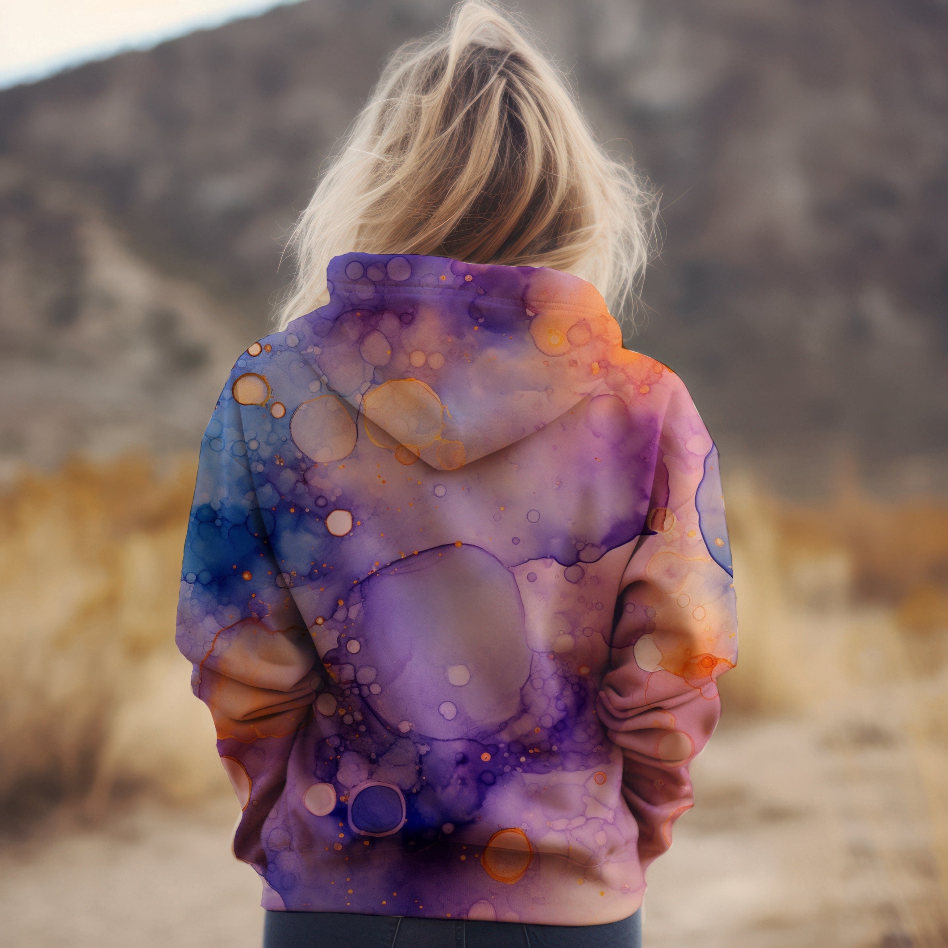 Lila Orange Alkohol Design Dauervorbestellung