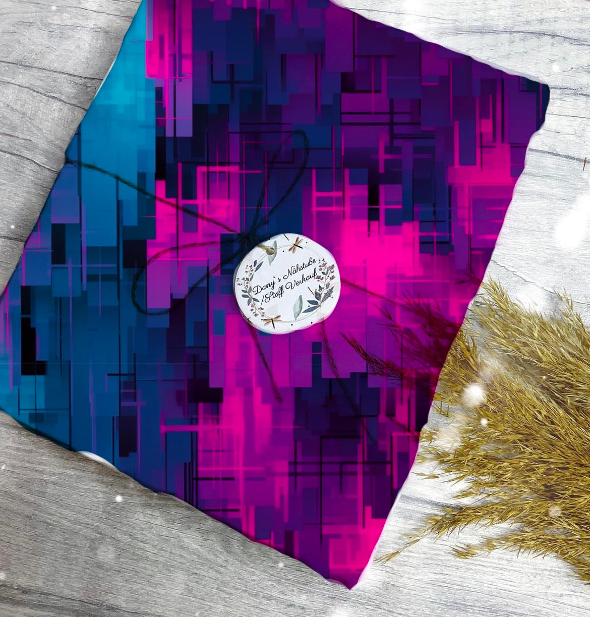 Blau Pink Grunge Dauervorbestellung