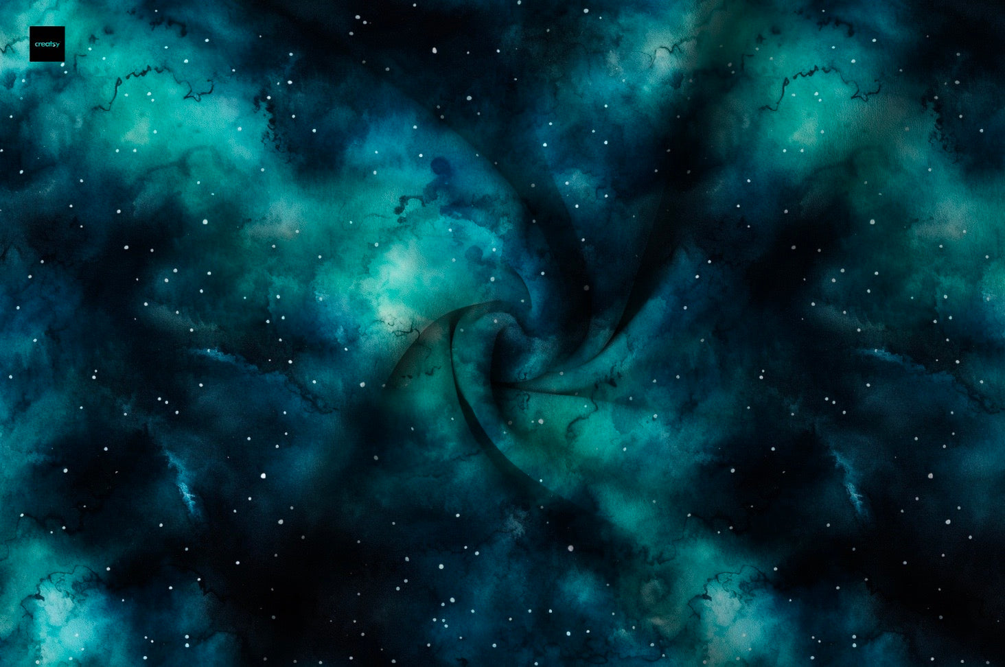 Blau grün Sternhimmel Dauervorbestellung