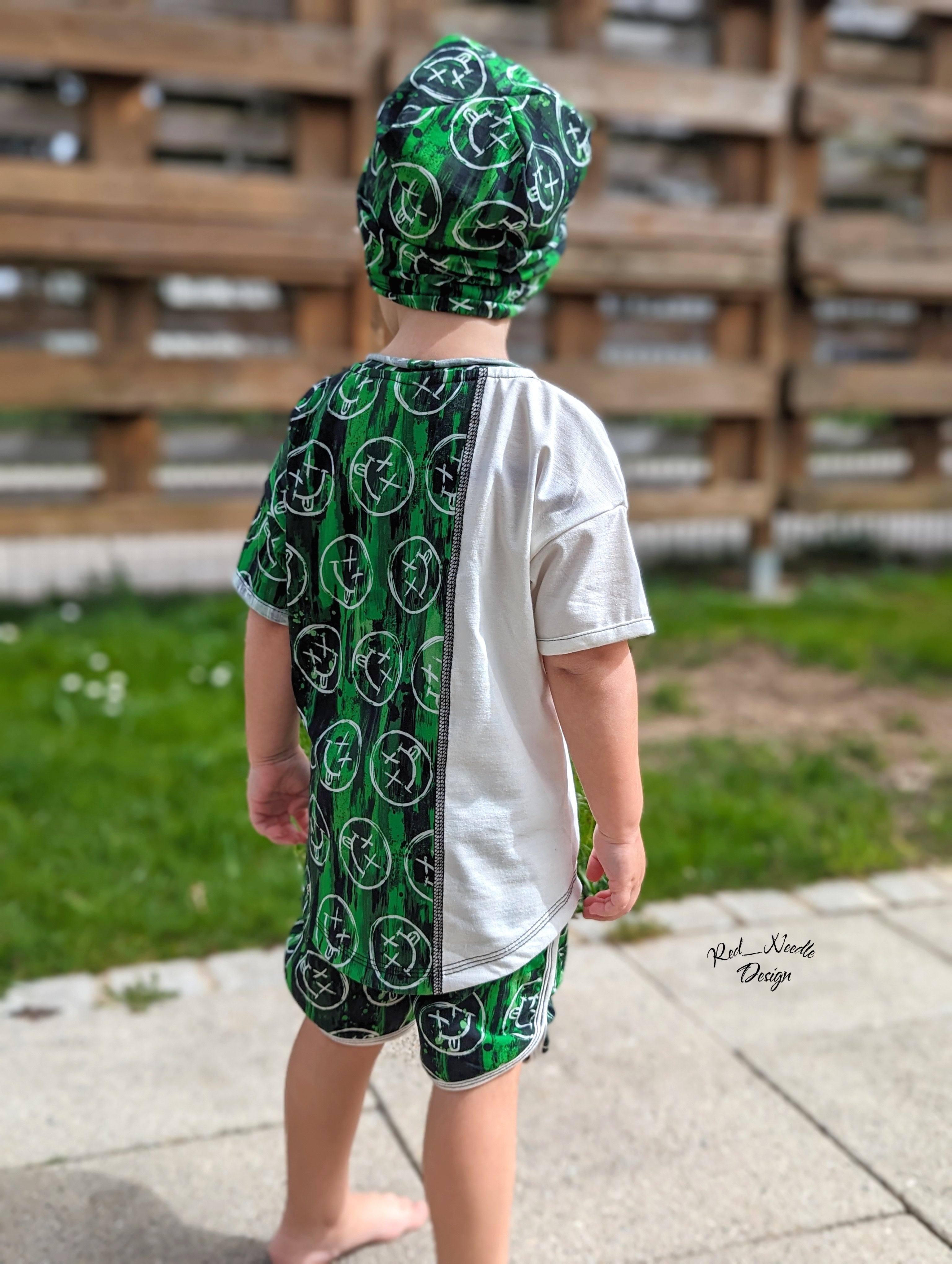 Grüne Smileys Grunge Dauervorbestellung