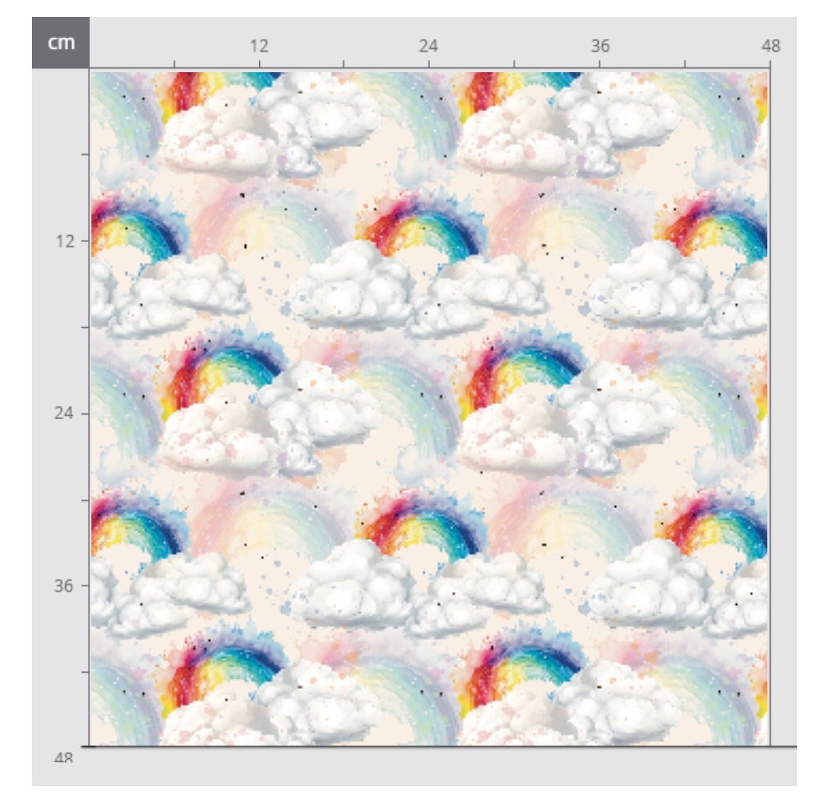 Bunter Regenbogen Himmel Dauervorbestellung