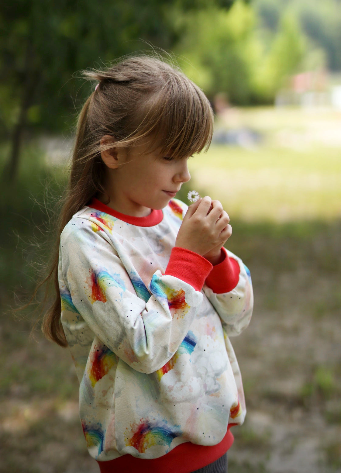 Bunter Regenbogen Himmel Dauervorbestellung
