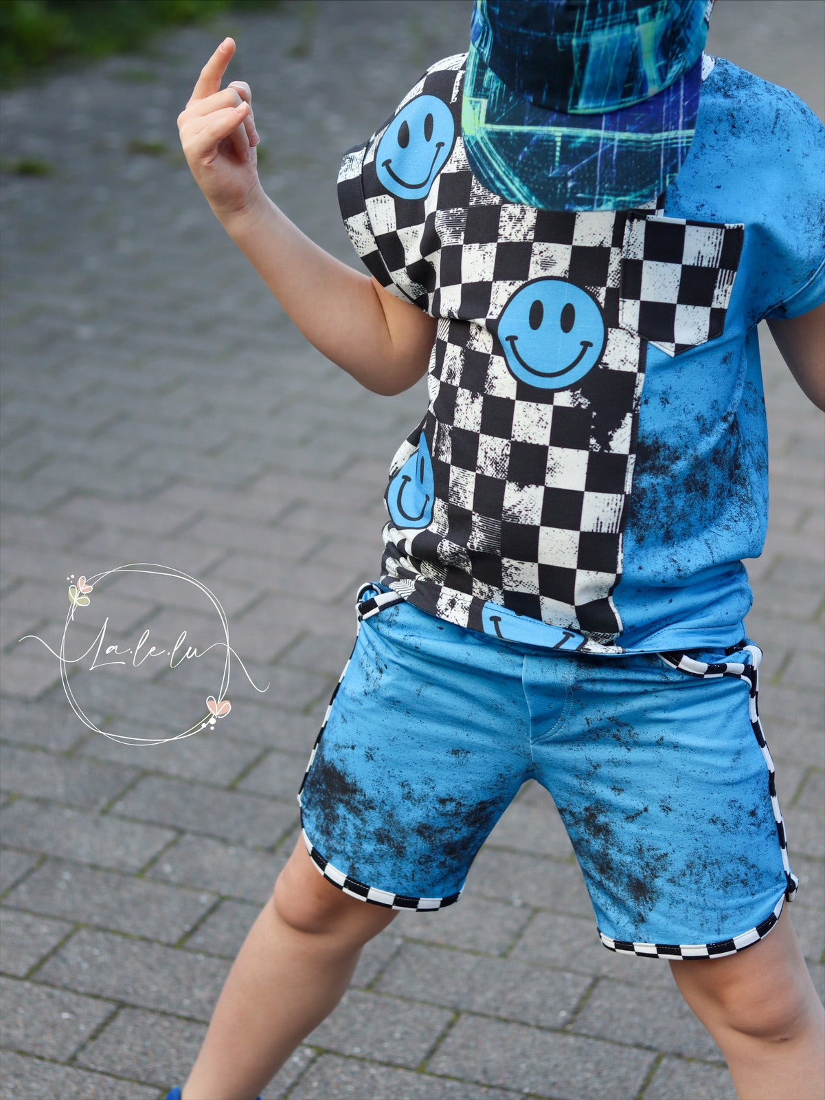 Schwarz Grunge Schachbrett Dauervorbestellung